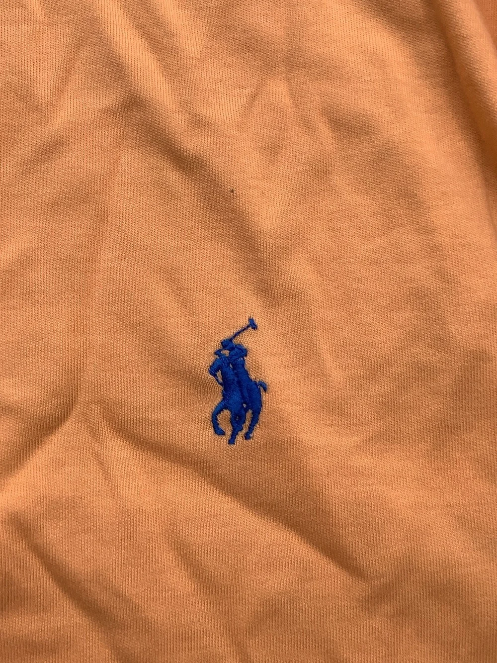 Polo by Ralph Lauren Orange Short-Sleeve Polo with Blue Pony